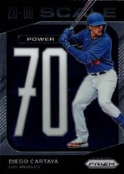 2023 Panini Prizm 20-80 Scale Diego Cartaya #SCC10 card