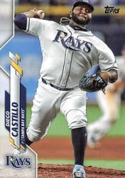 2020 Topps Update Base Set Diego Castillo #U-175 card