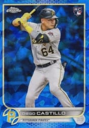 2022 Topps Chrome Update Sapphire Edition Base Set Diego Castillo #US85 card