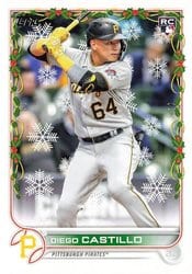 2022 Topps Holiday Base Set Diego Castillo #HW192 card