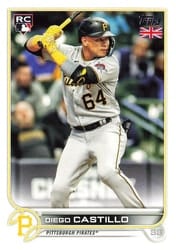 2022 Topps UK Edition Base Set Diego Castillo #3 card