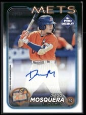 2024 Topps Pro Debut Autographs Diego Mosquera #PD-72 card