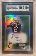 2025 Bowman University Chrome 1955 Bowman Football Autographs Diego Pavia #55AV-DP card
