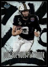 2025 Bowman University Chrome College Rule Playbook Diego Pavia #CRP-11 card