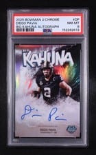 2025 Bowman University Chrome The Big Kahuna Autographs Diego Pavia #BK-DP card