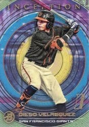 2022 Bowman Inception Base Set Diego Velasquez #12 card