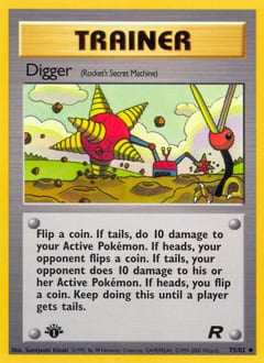 Team Rocket Digger #75 card