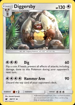 Crimson Invasion Diggersby #88 card