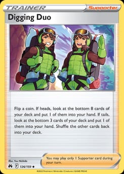 Crown Zenith Digging Duo #126 card