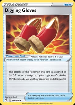 Evolving Skies Digging Gloves #145 card