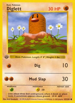 Base Diglett #47 card