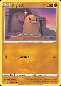 Darkness Ablaze Diglett #84 card
