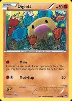 Generations Diglett #38 card