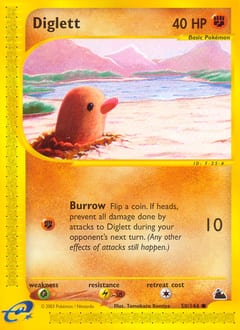 Skyridge Diglett #50 card