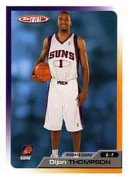 2005-06 Topps Total Base Set Dijon Thompson #349 card
