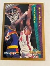 1992-93 Fleer Base Set Dikembe Mutombo #286 card