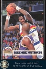 1993-94 Hoops Base Set Dikembe Mutombo #56 card