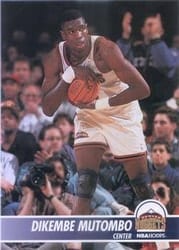 1994-95 Hoops Base Set Dikembe Mutombo #50 card