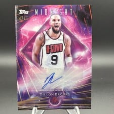 2025-26 Topps Midnight Dark Matter Autographs Dillon Brooks #DMA-DB card