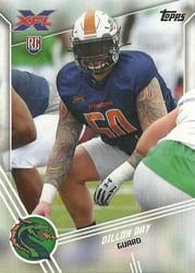 2020 Topps XFL Base Set Dillon Day #92 card