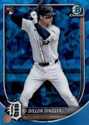 2025 Bowman Chrome Sapphire Edition Base Set Dillon Dingler #41 card