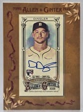 2025 Topps Allen & Ginter Framed Mini Autographs (Baseball) Dillon Dingler #MA-DD card