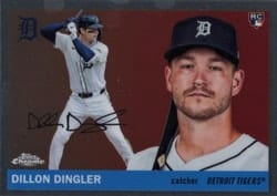 2025 Topps Chrome Platinum Base Set Dillon Dingler #292 card