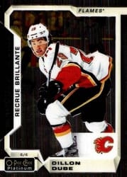 2018-19 O-Pee-Chee Platinum Base Set Dillon Dube #156 card