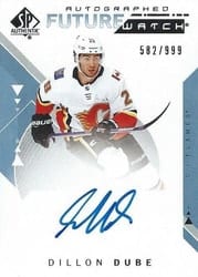 2018-19 SP Authentic Base Set Dillon Dube #194 card
