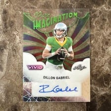 2025 Leaf Vivid Pure Imagination Autographs Dillon Gabriel #PA-DG1 card
