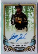 2024 Bowman Sterling Prospect Autographs Dillon Head #PA-DH card