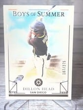 2024 Panini Boys of Summer Base Set Dillon Head #43 card