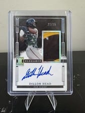 2024 Panini Impeccable Elegance Prospect Jersey Autographs Dillon Head #EPJ-DH card