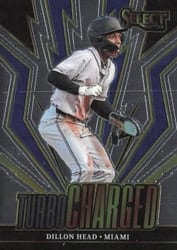 2024 Panini Select Turbo Charged Dillon Head #25 card