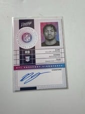 2024 Panini Prestige NFL Passport Signatures Dillon Johnson #NPS-DJN card