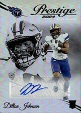 2024 Panini Prestige Xtra Points Signatures Premium Dillon Johnson #356 card