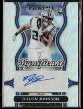 2024 Panini Prizm Significant Signatures Dillon Johnson #SS-DJO card