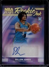 2024-25 Hoops Rookie Ink Dillon Jones #RI-DIL card
