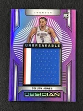 2024-25 Panini Obsidian Unbreakable Memorabilia Dillon Jones #UM-DLN card
