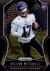 2019 Panini Prizm Base Set Dillon Mitchell #358 card