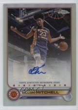 2022 Topps Chrome McDonald's All American Topps Chrome Autographs Dillon Mitchell #CA-DM card