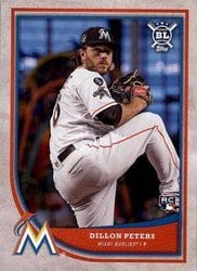 2018 Topps Big League Base Set Dillon Peters #214 card
