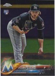 2018 Topps Chrome Base Set Dillon Peters #122 card