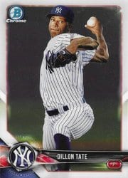 2018 Bowman Chrome Prospects Dillon Tate #BCP235 card