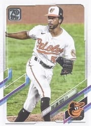 2021 Topps Update Base Set Dillon Tate #US242 card