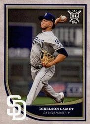 2018 Topps Big League Base Set Dinelson Lamet #14 card