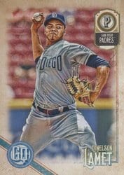 2018 Topps Gypsy Queen Base Set Dinelson Lamet #120 card