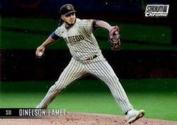 2021 Stadium Club Chrome Base Set Dinelson Lamet #240 card