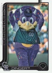 2025 Topps Mascots Dinger #M-9 card