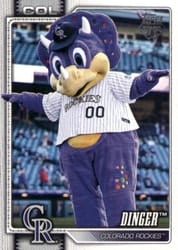 2026 Topps Mascots Dinger #M-4 card